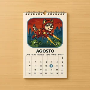 Tu perro en calendario – 12 meses de puro amor y estilo