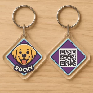 La plaquita de tu lomito – con QR y NFC para que vuelva a casa